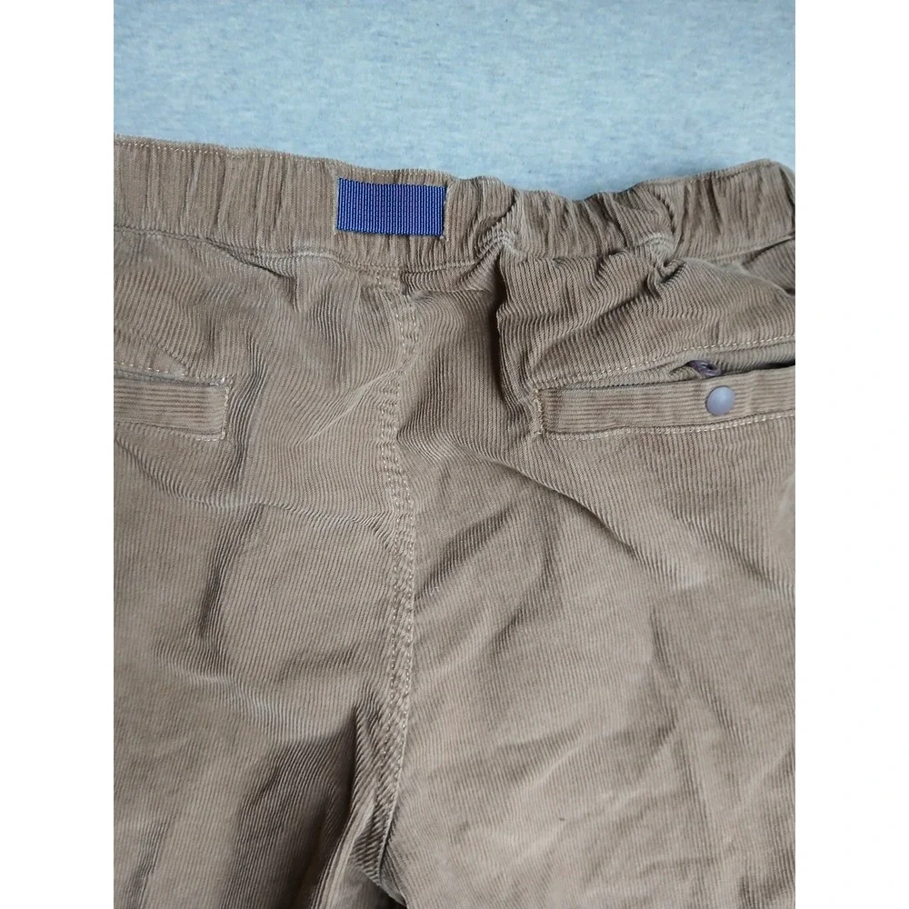 J Crew Pants Mens Medium Belted Corduroy Straight Leg Stretch Comfort Preppy